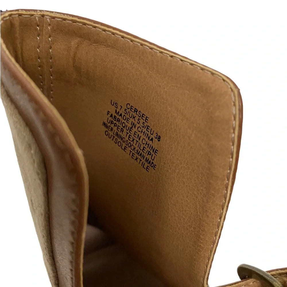 Joe's Jeans Cersee Spring Casual Holiday‎ Chic Open Toe Ankle Strap Bootie Brown